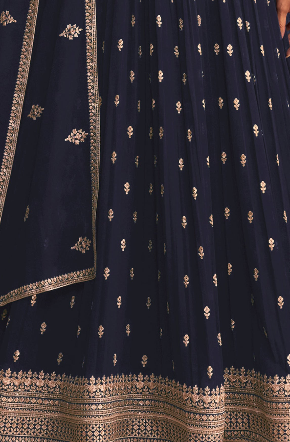 semi stitch / navy blue