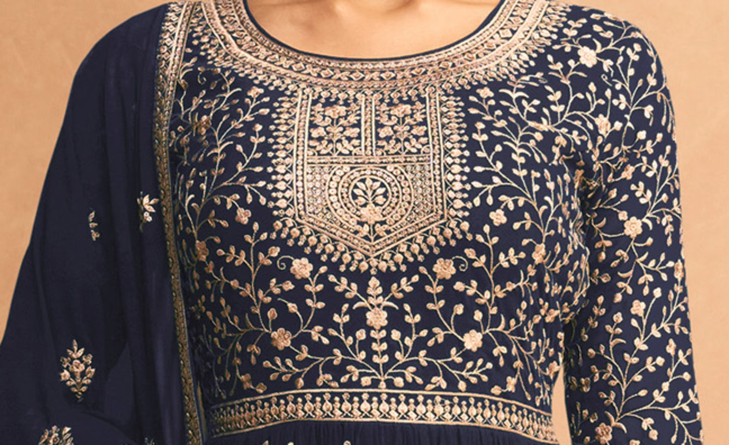 semi stitch / navy blue