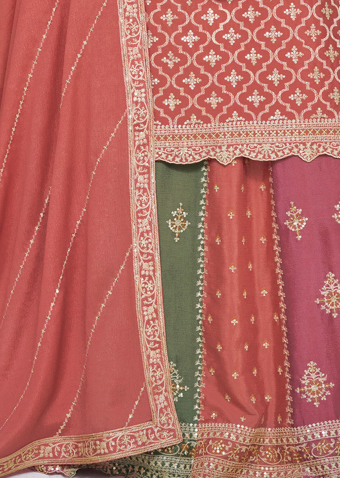 semi stitch / orange
