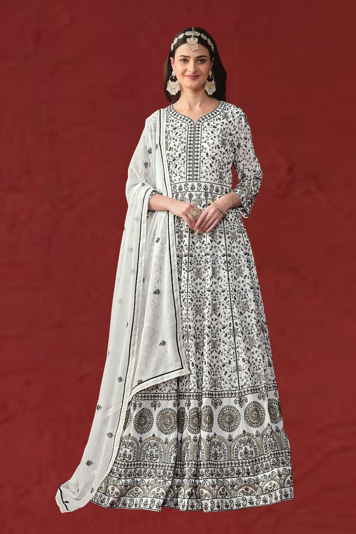 semi stitch / white