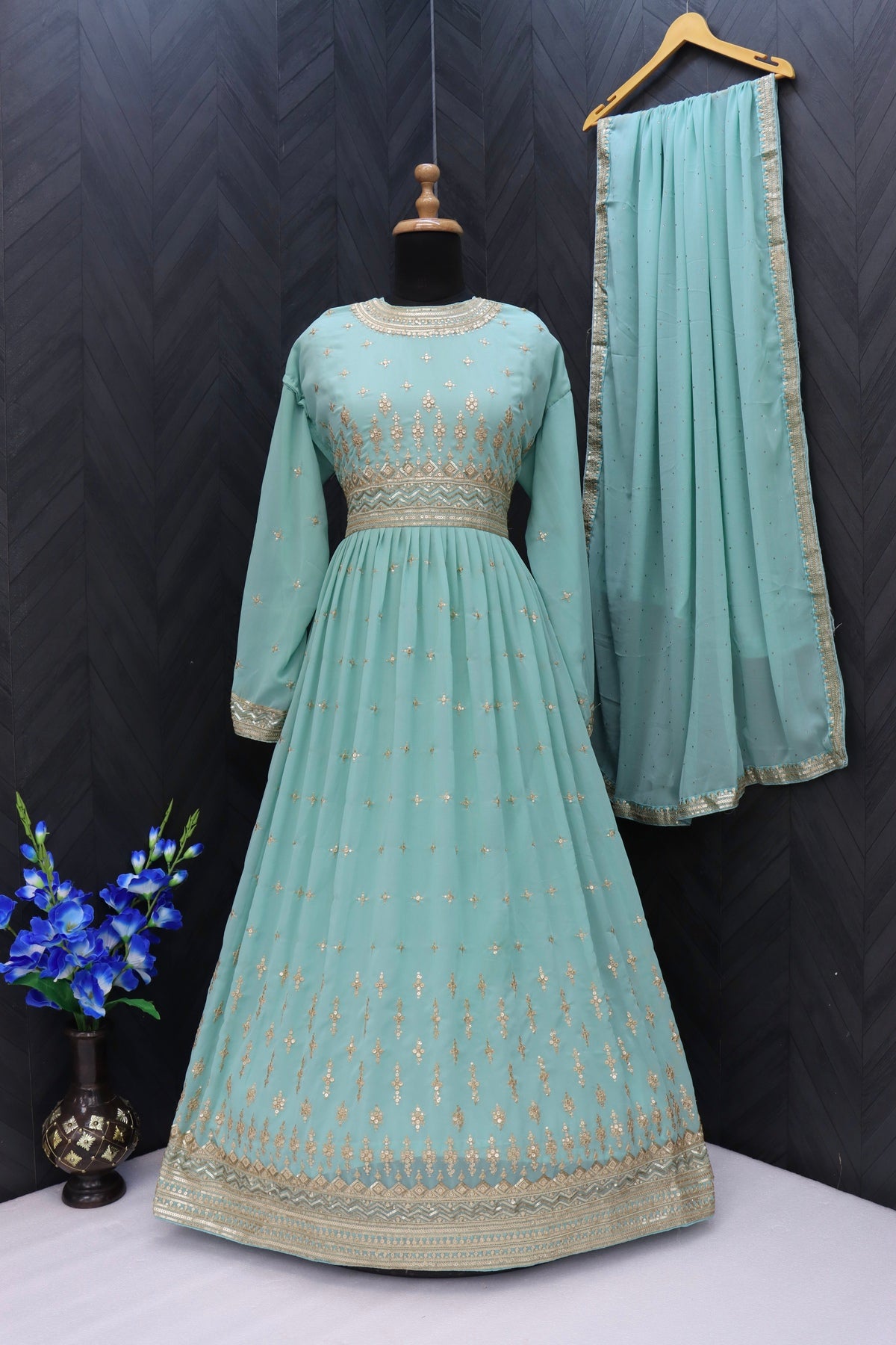 semi stitch / mint