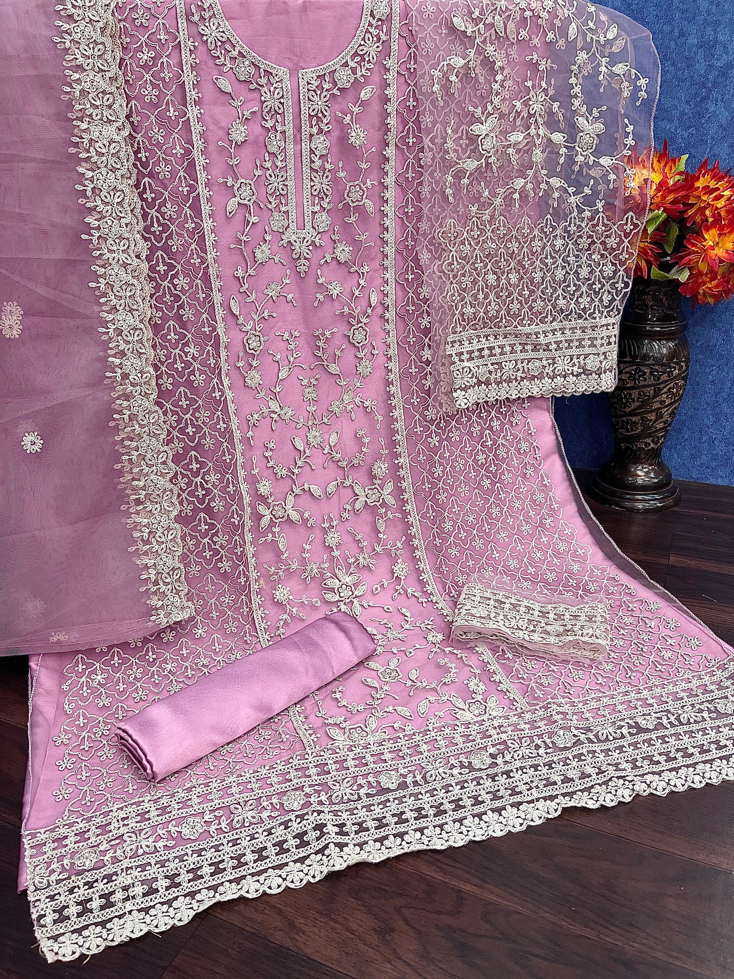 semi stitch / purple