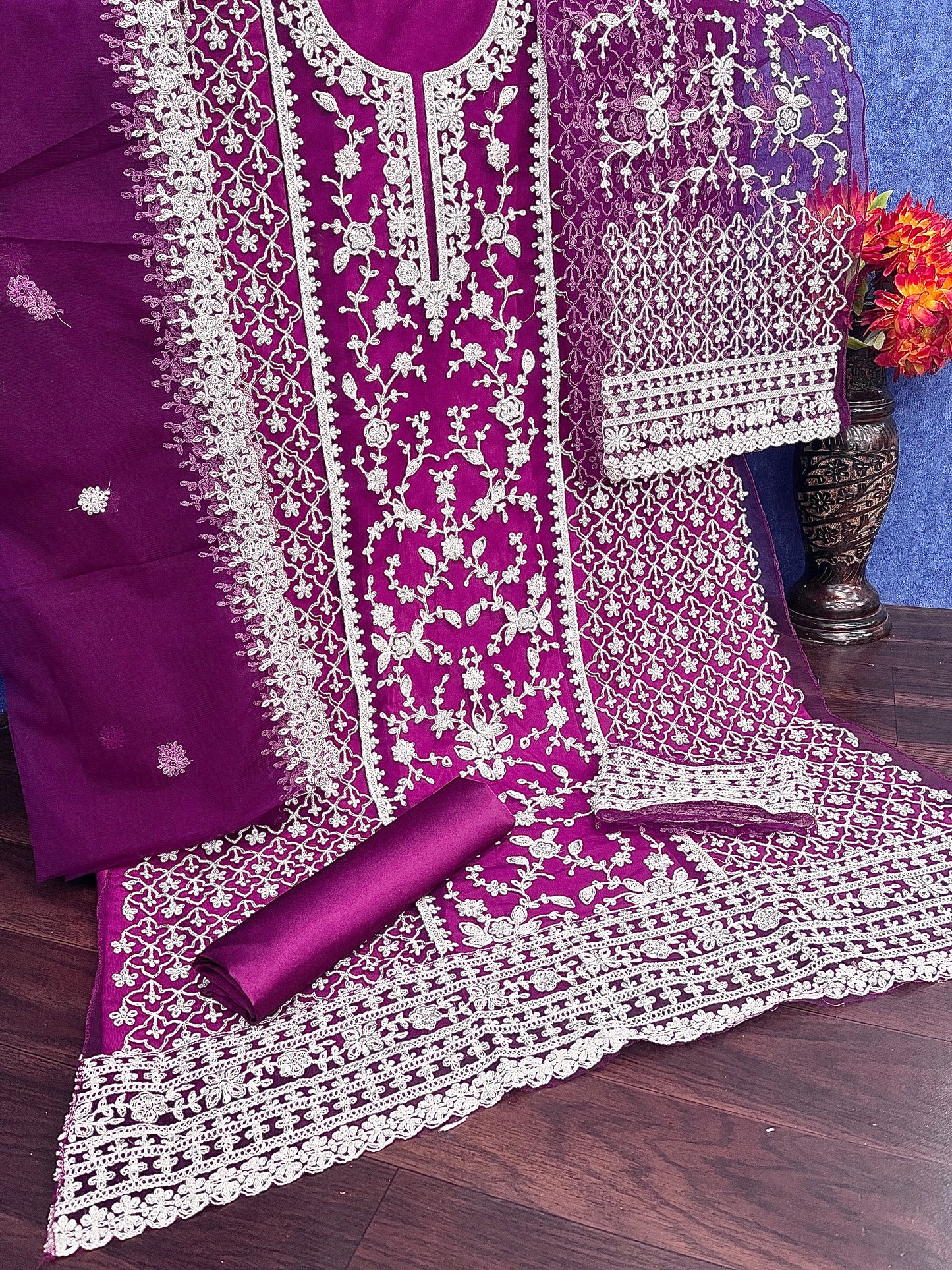 semi stitch / wine