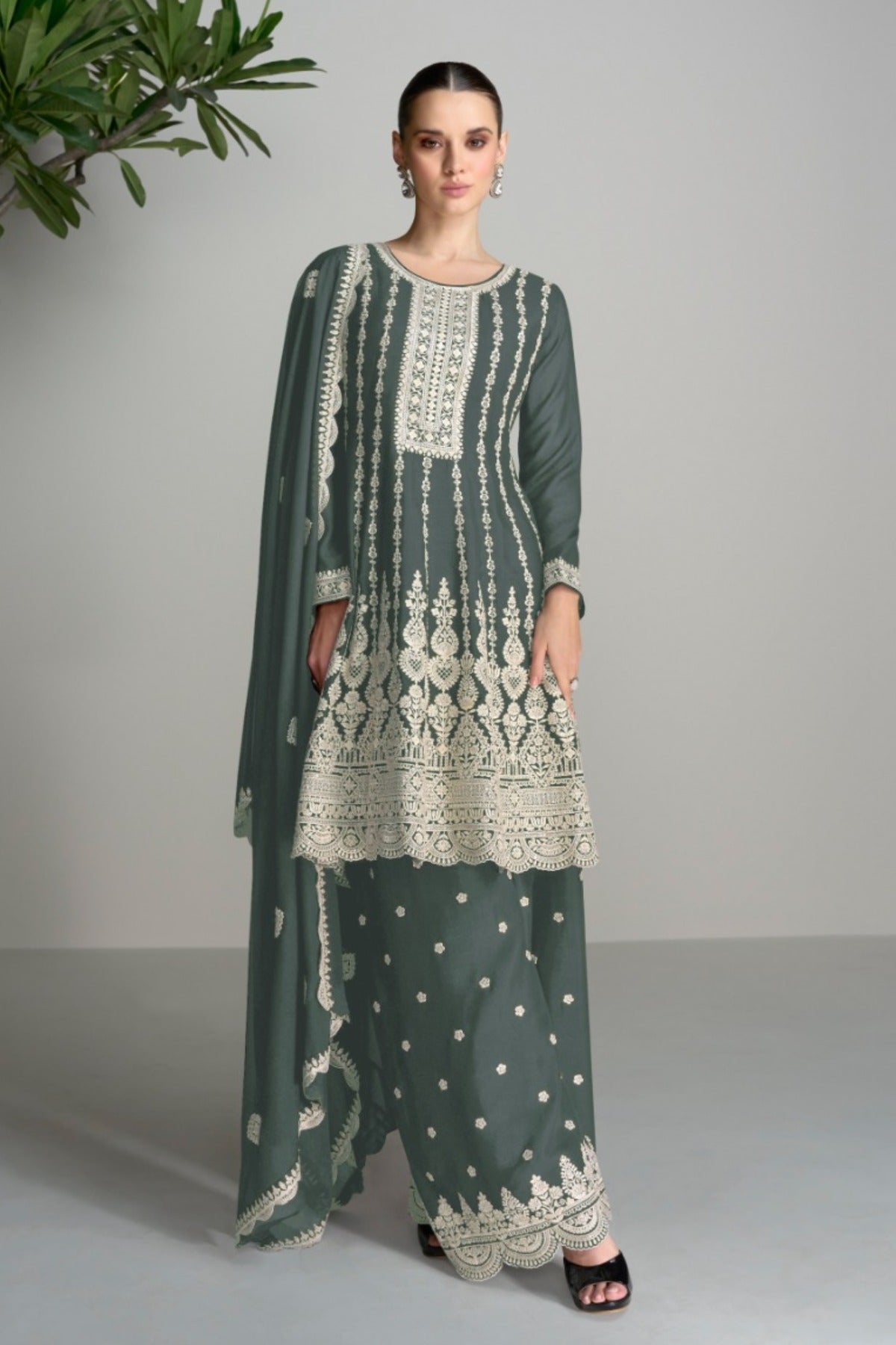 semi stitch / gray