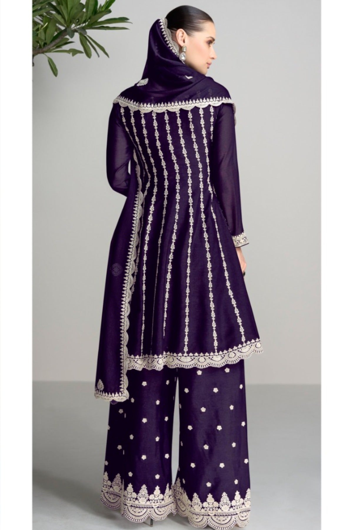 semi stitch / purple