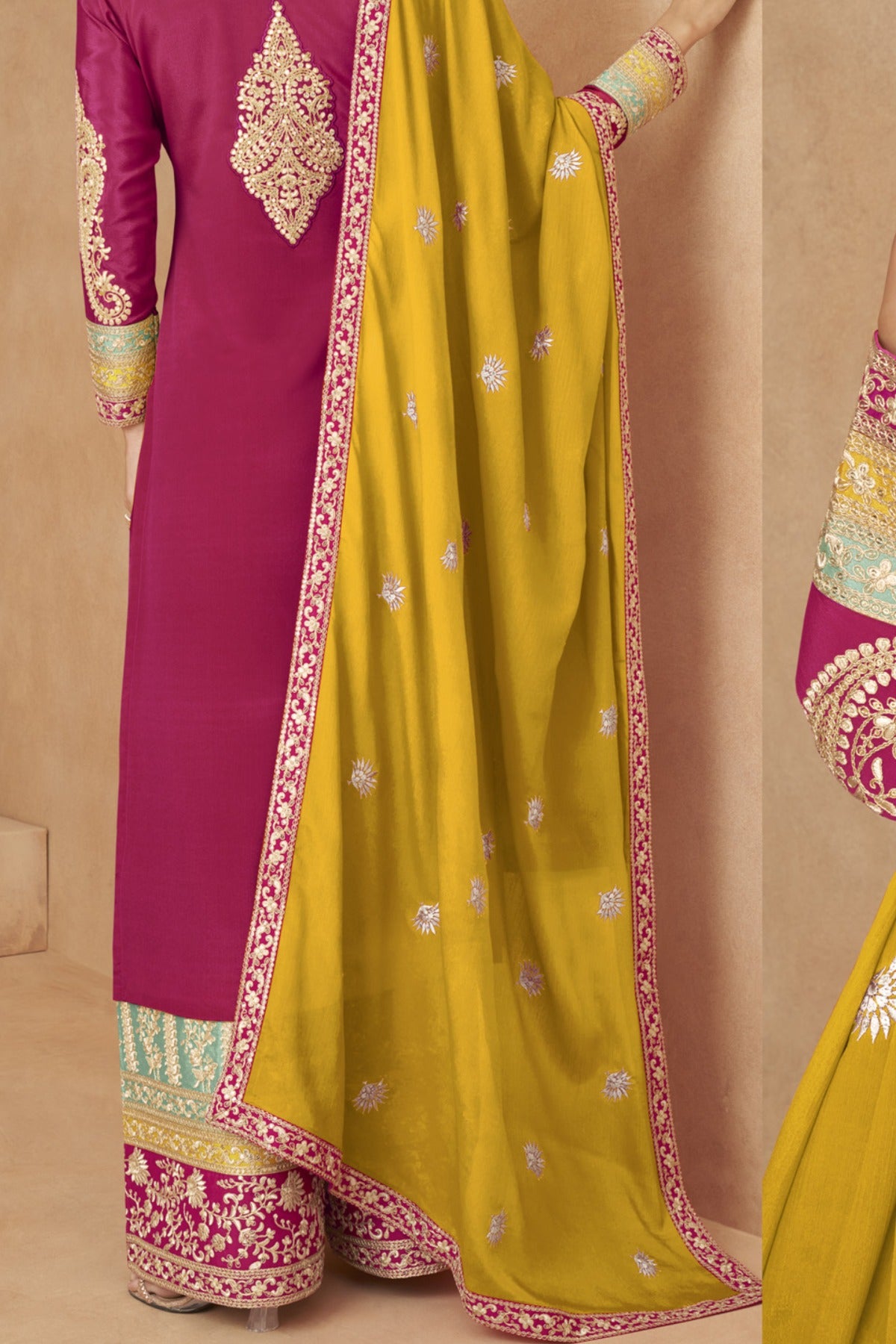 semi stitch / rani-red