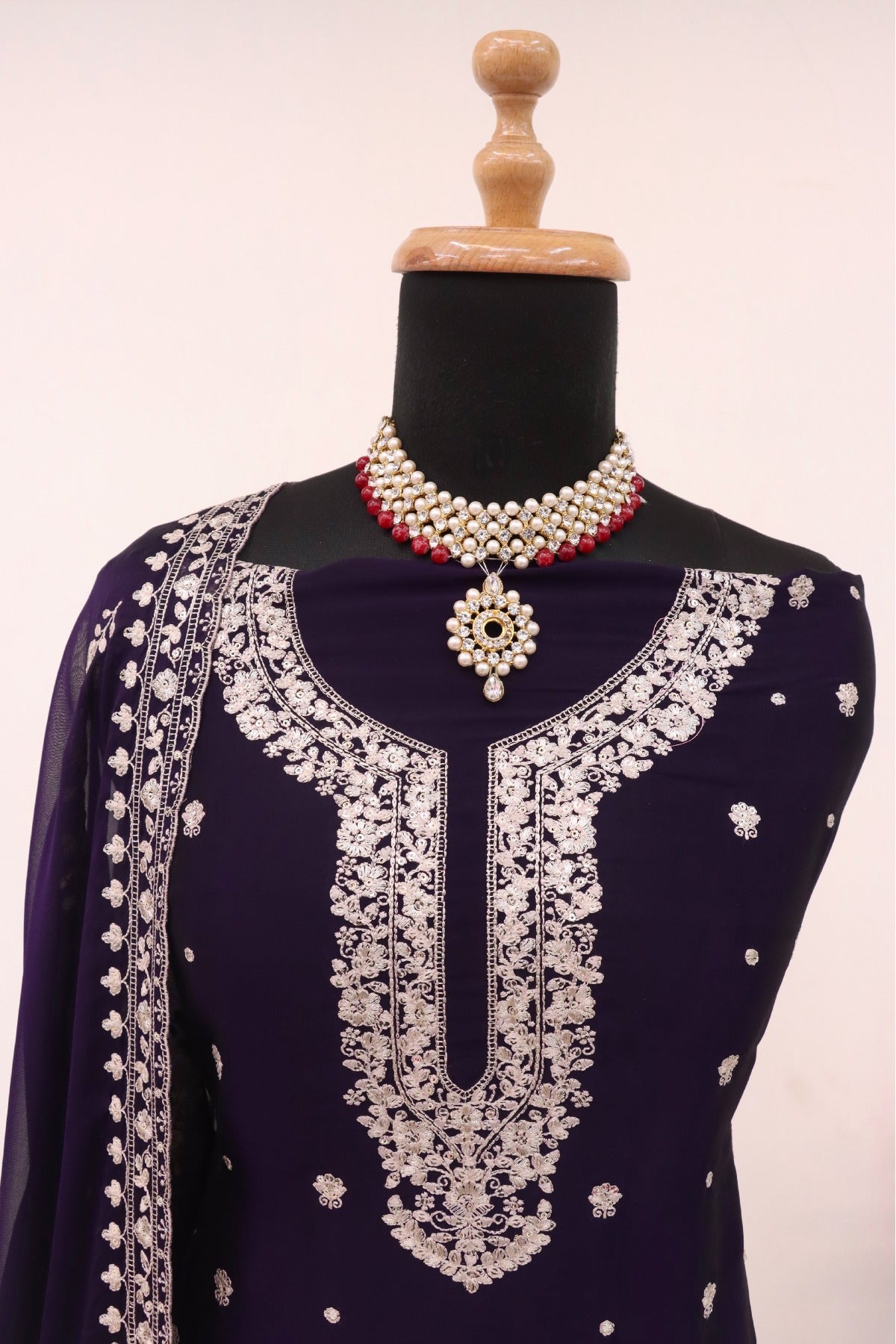 semi stitch / purple