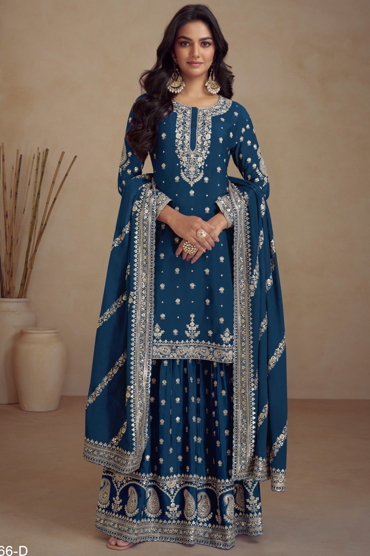 semi stitch / blue
