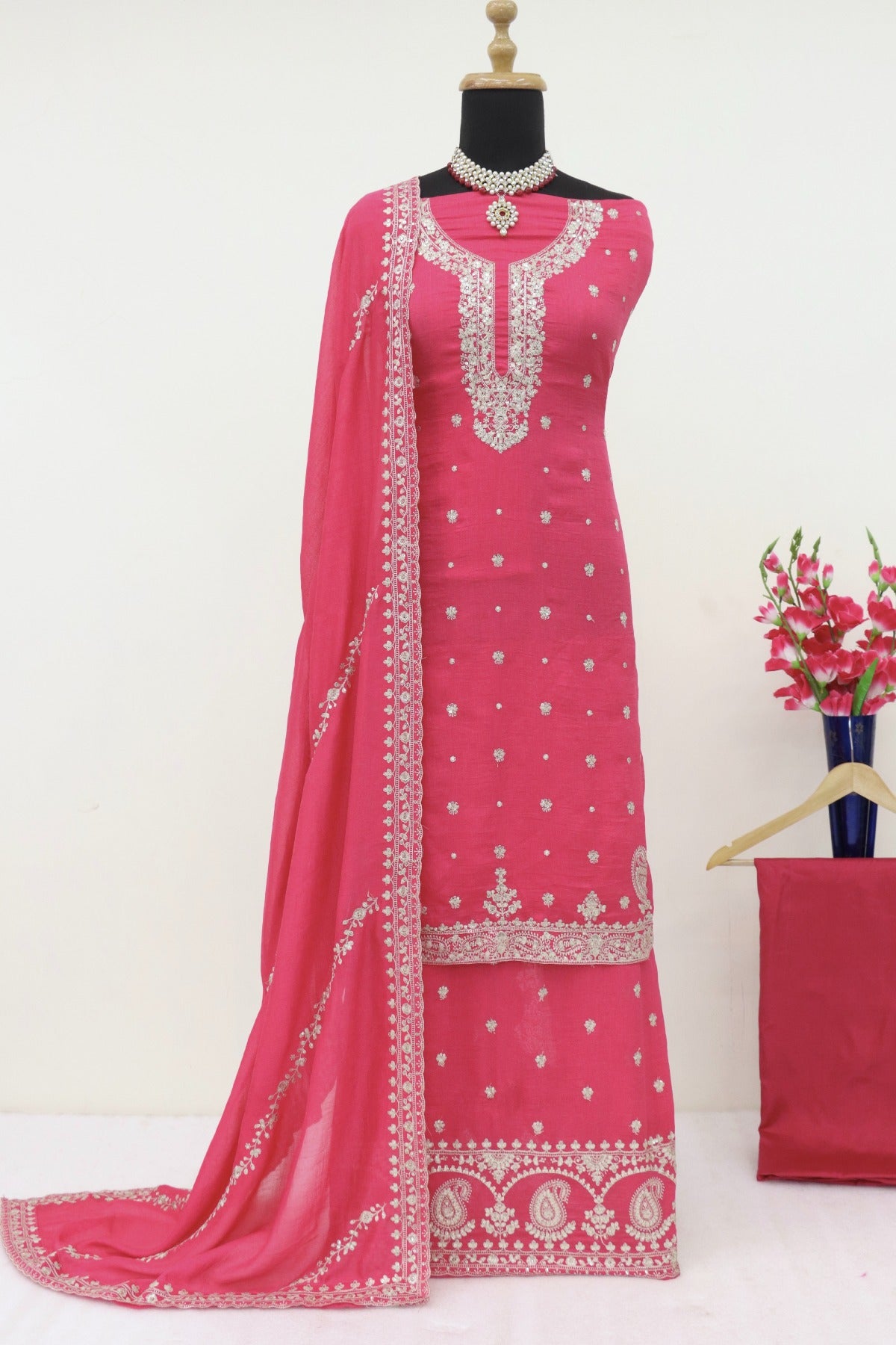 semi stitch / rani pink