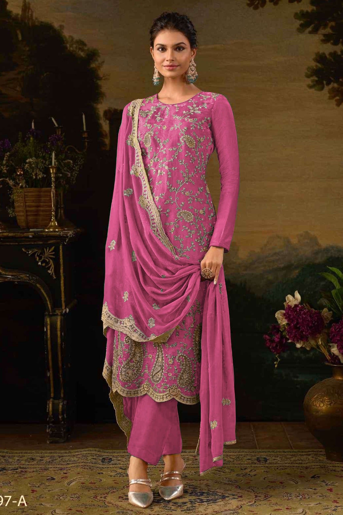 semi stitch / rani pink