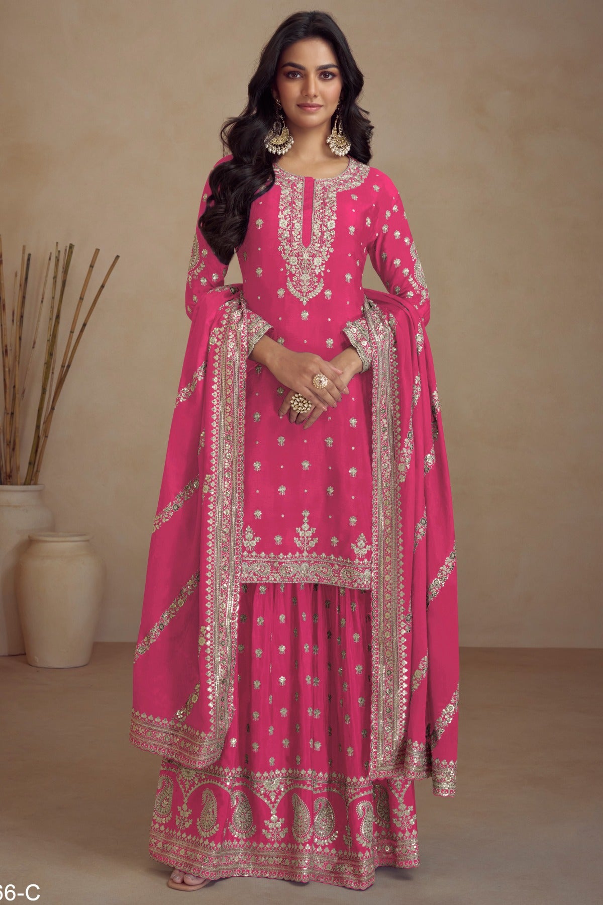 semi stitch / rani pink