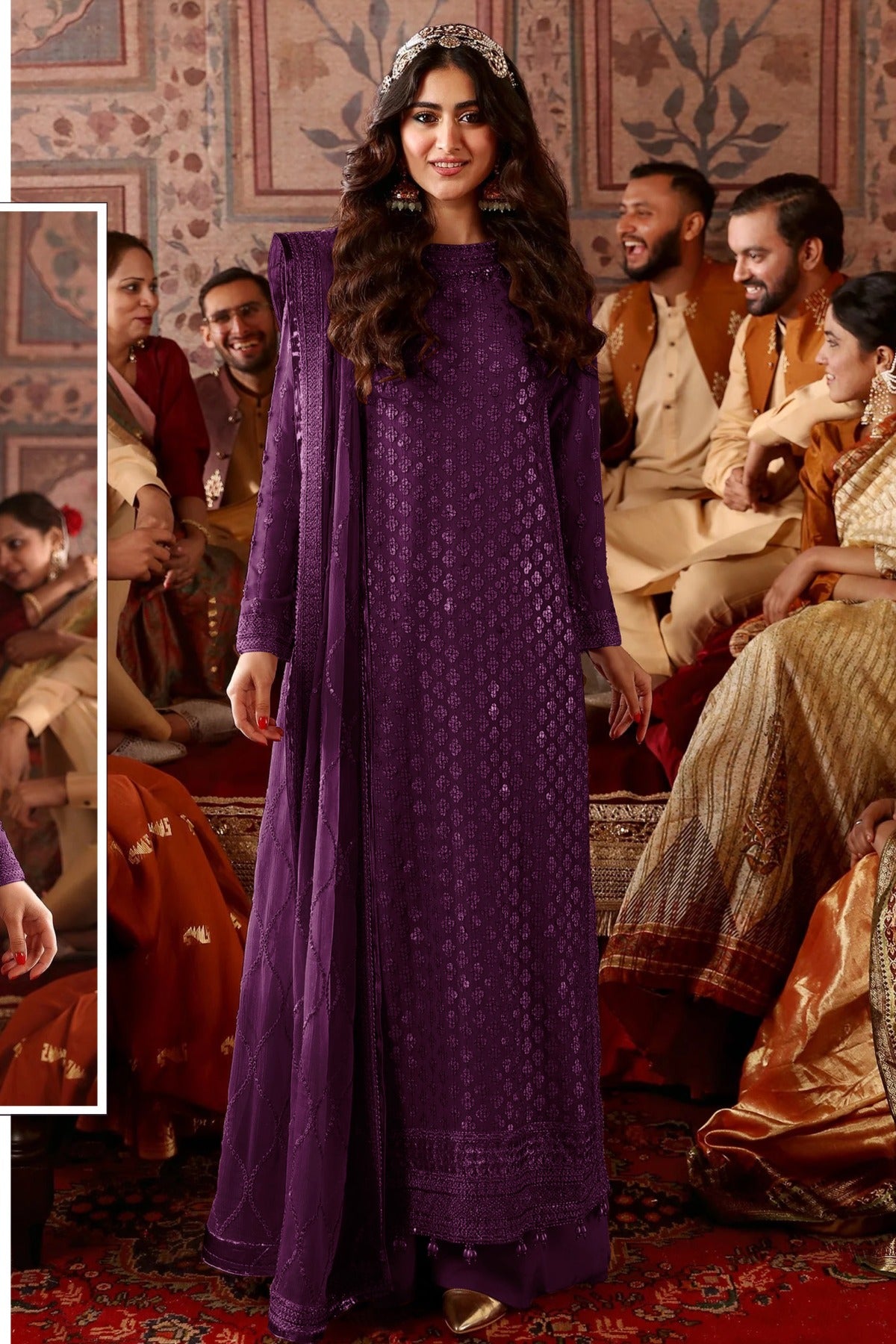 semi stitch / purple