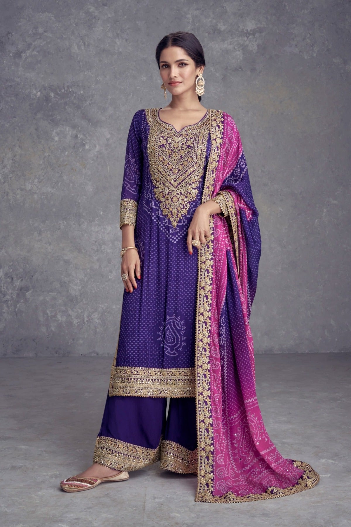 semi stitch / purple