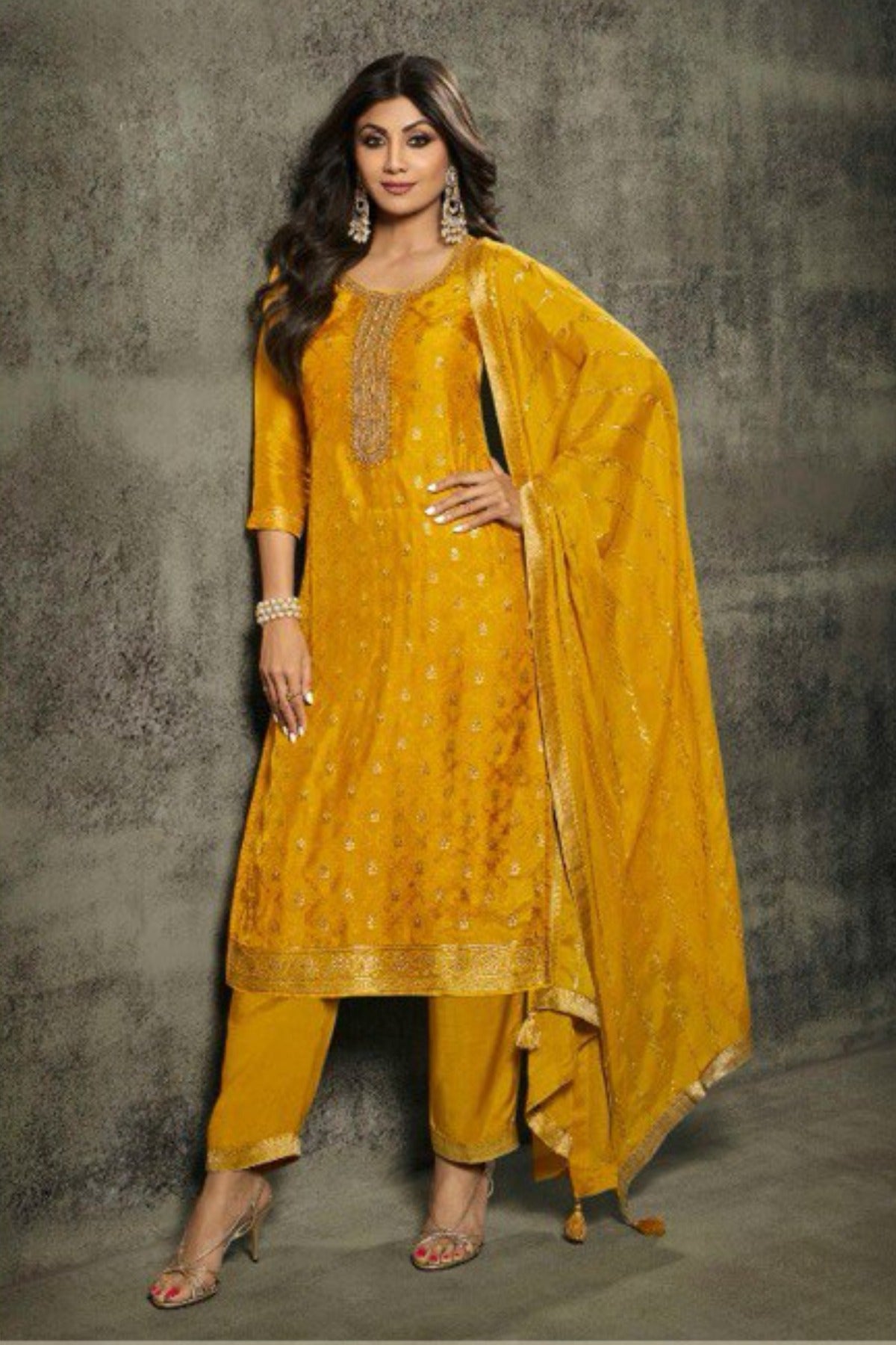 semi stitch / mustard