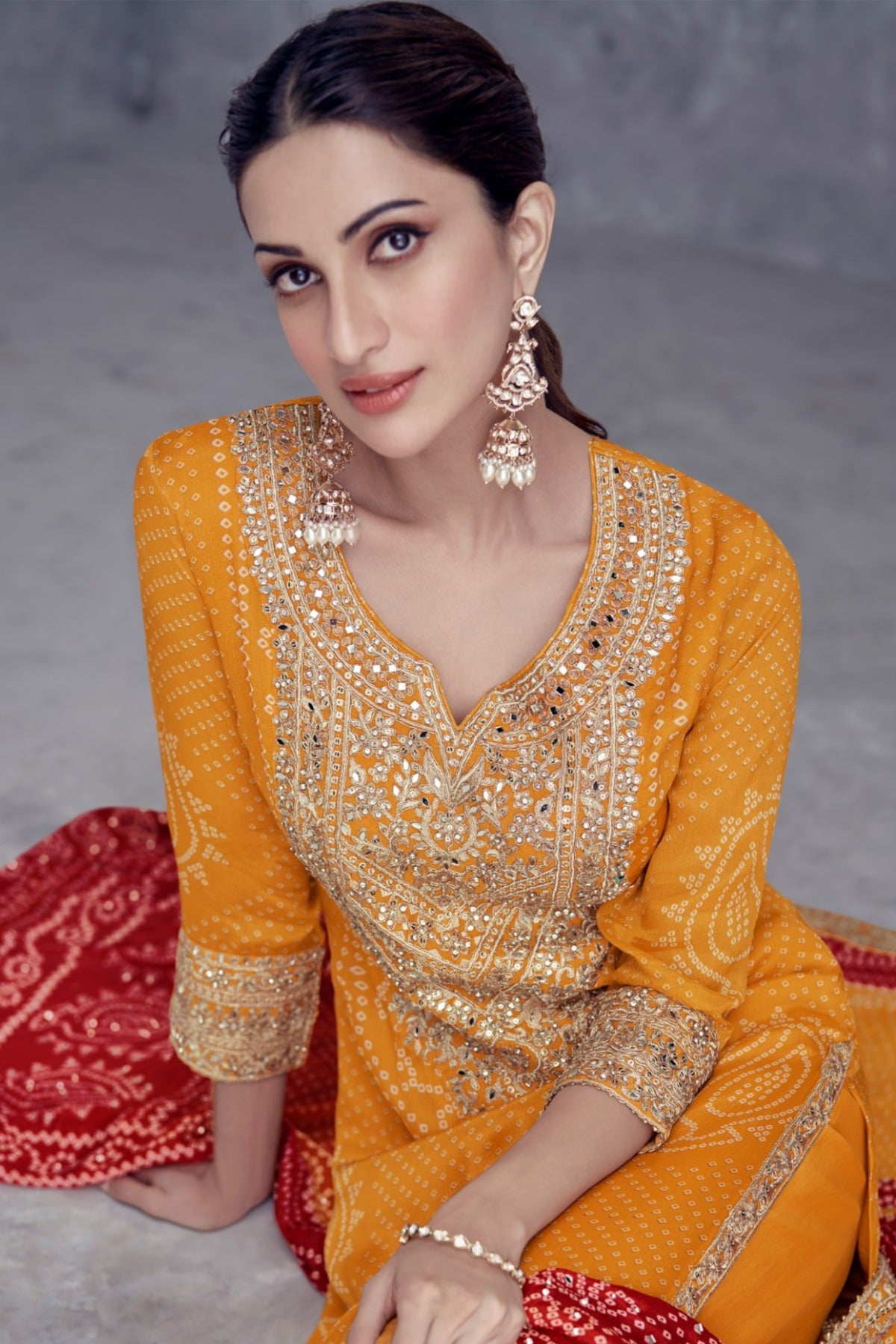 semi stitch / yellow