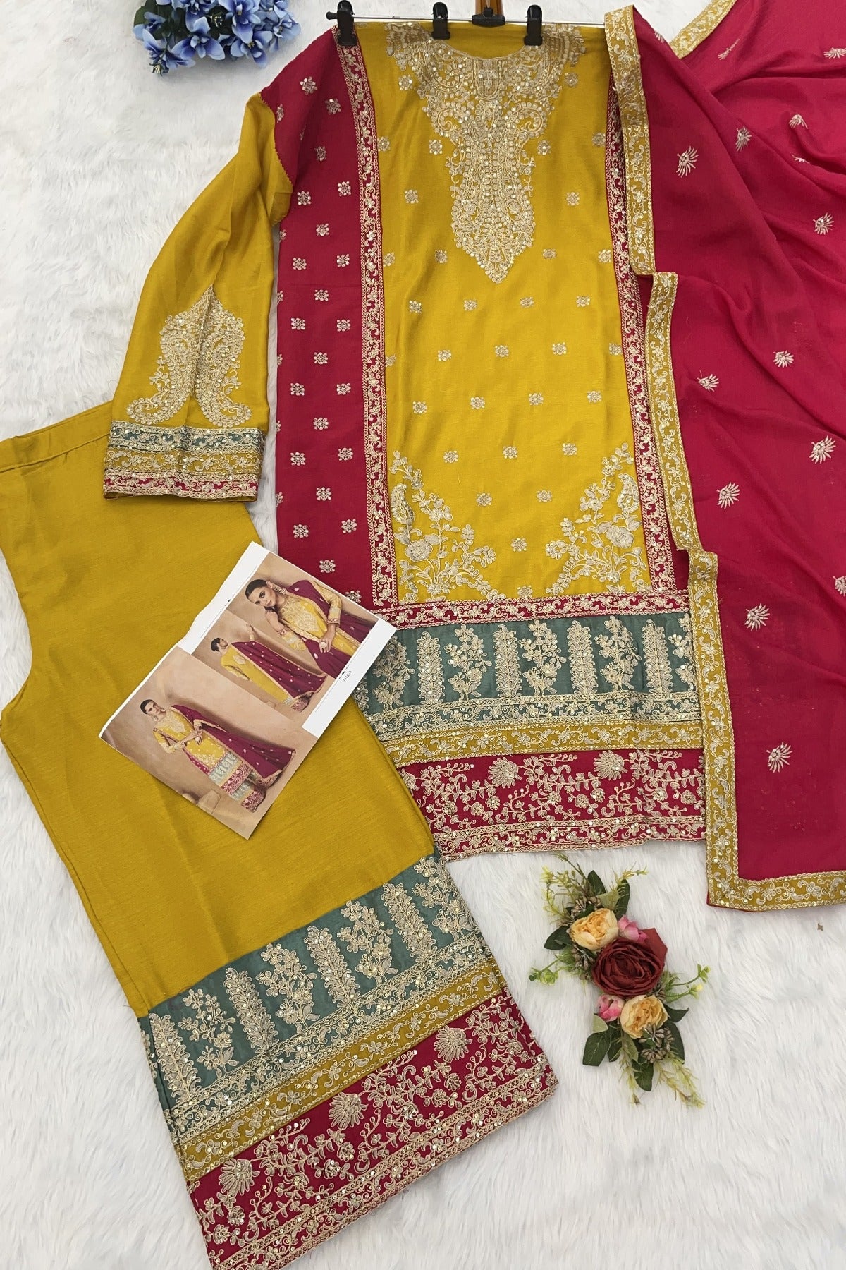 semi stitch / yellow