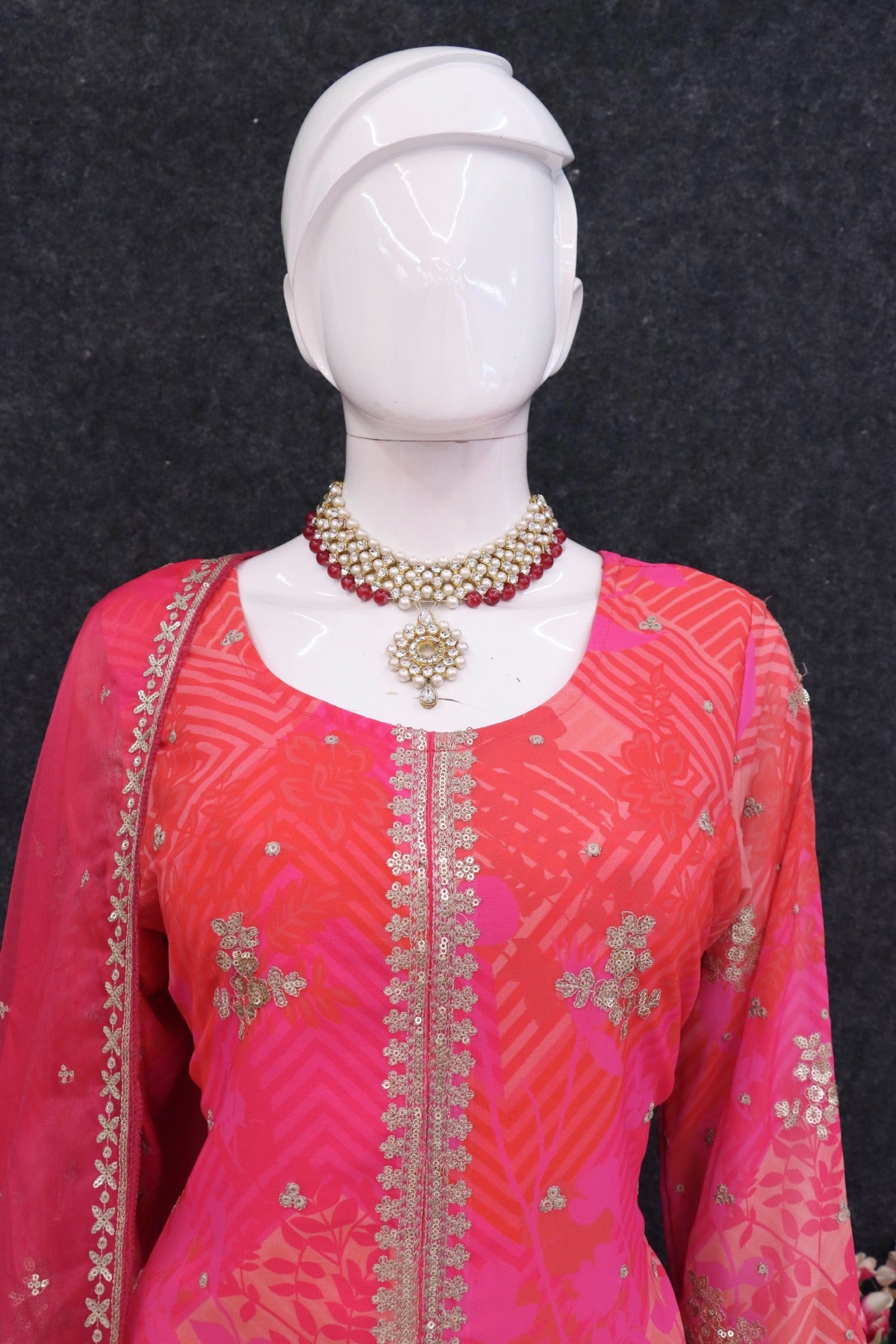 semi stitch / rani pink