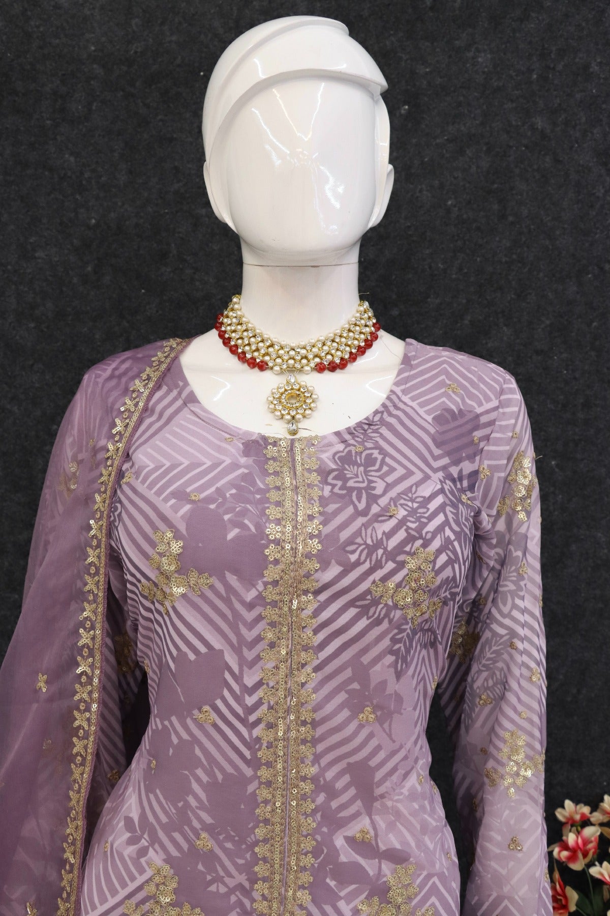 semi stitch / purple