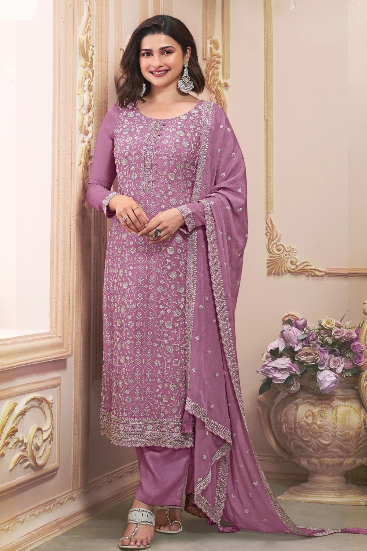 semi stitch / lavender