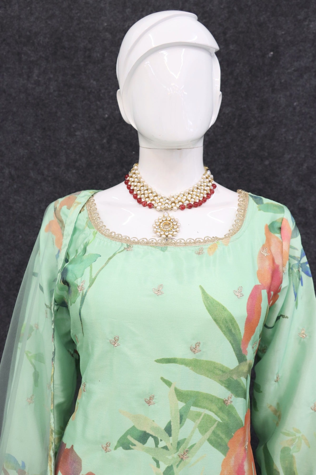 semi stitch / mint