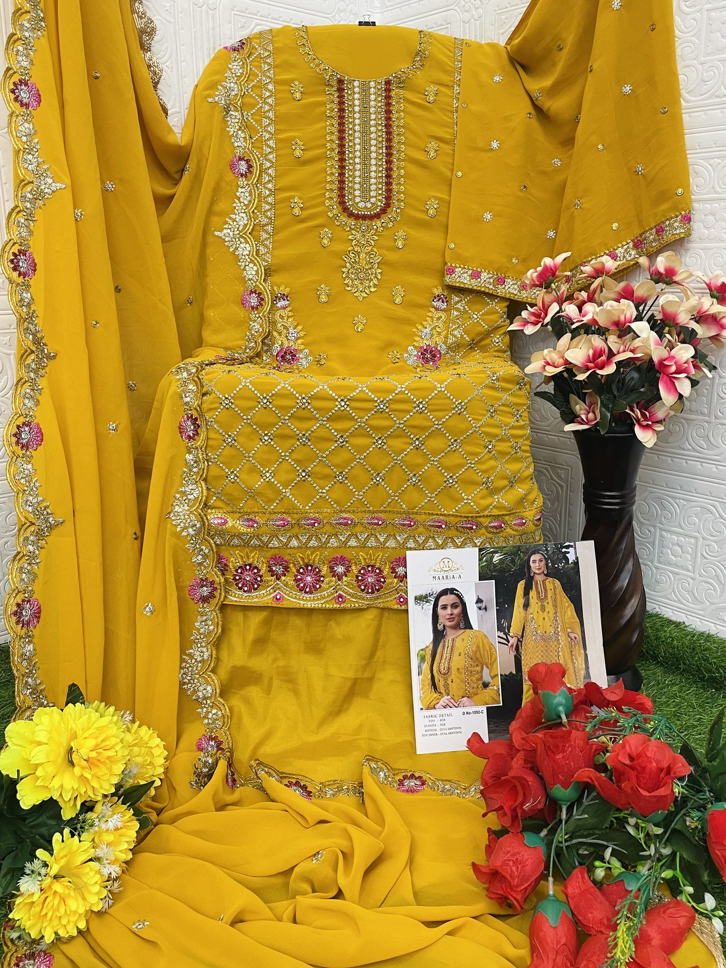 semi stitch / yellow