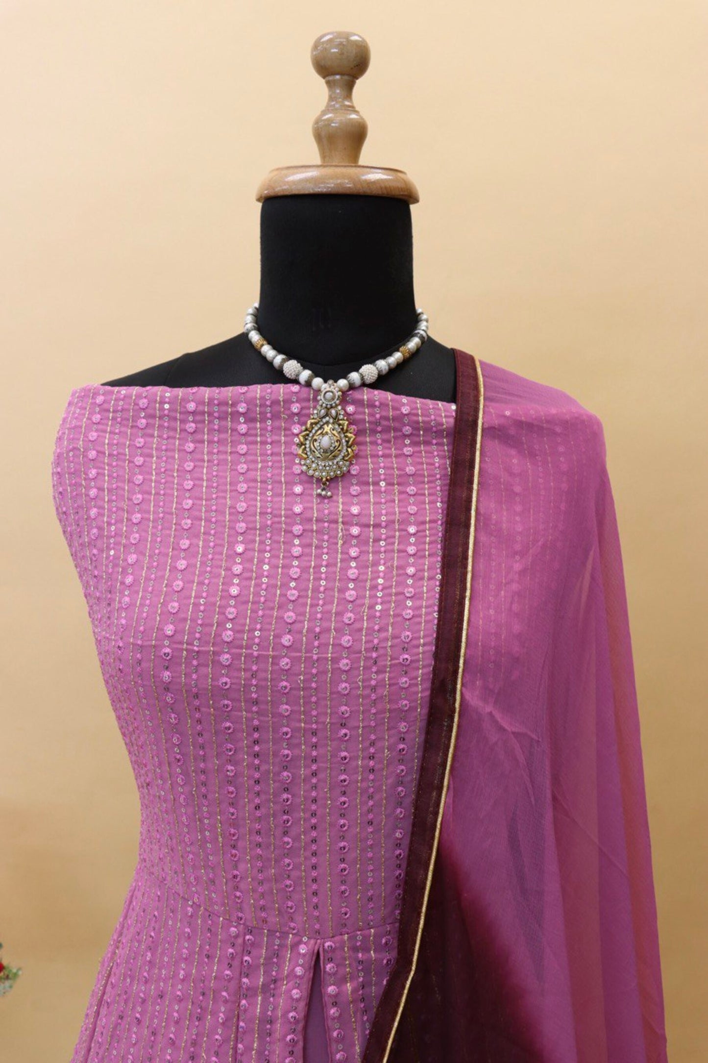 semi stitch / pediing-lavender
