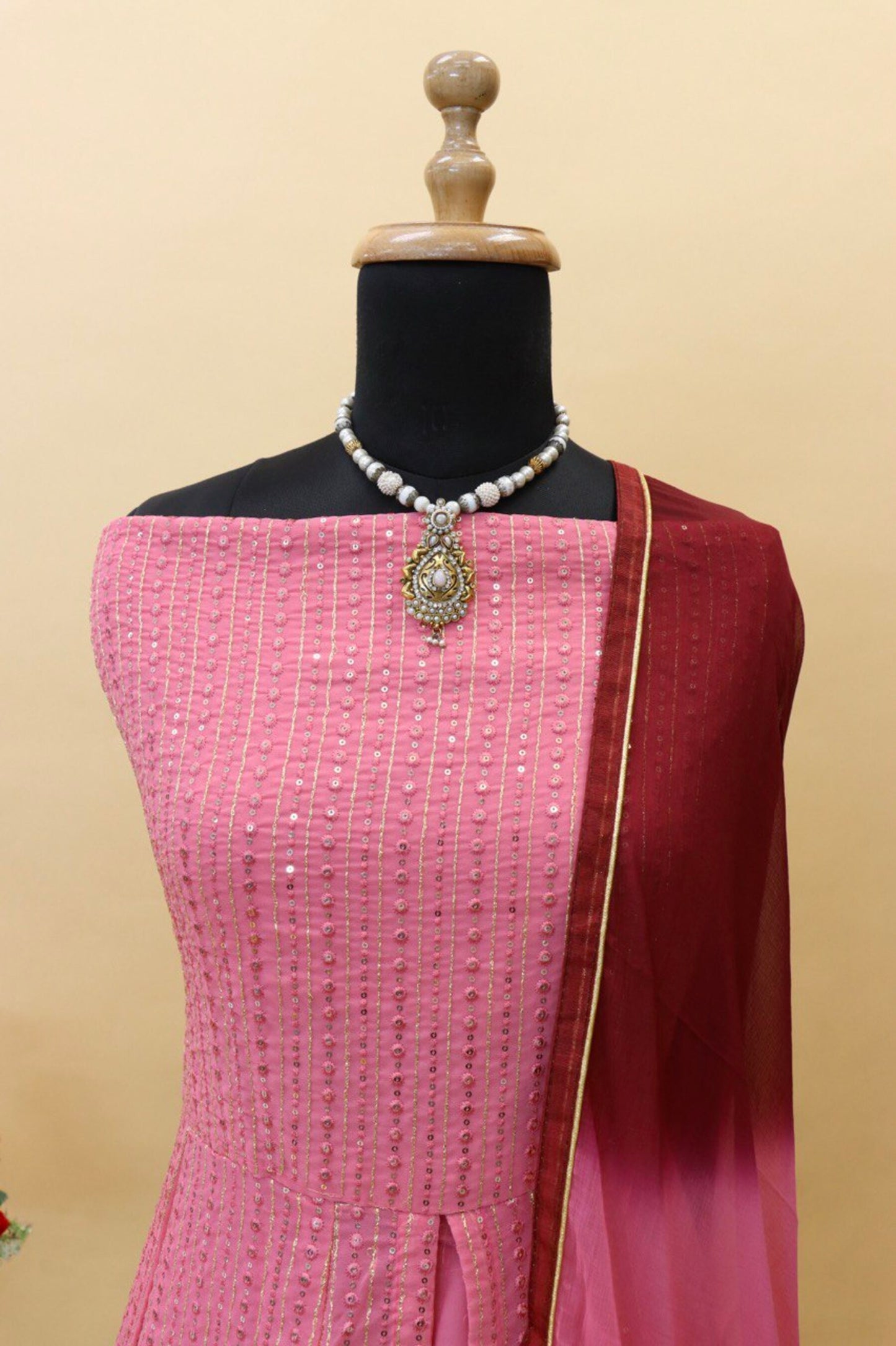 semi stitch / pedding-pink
