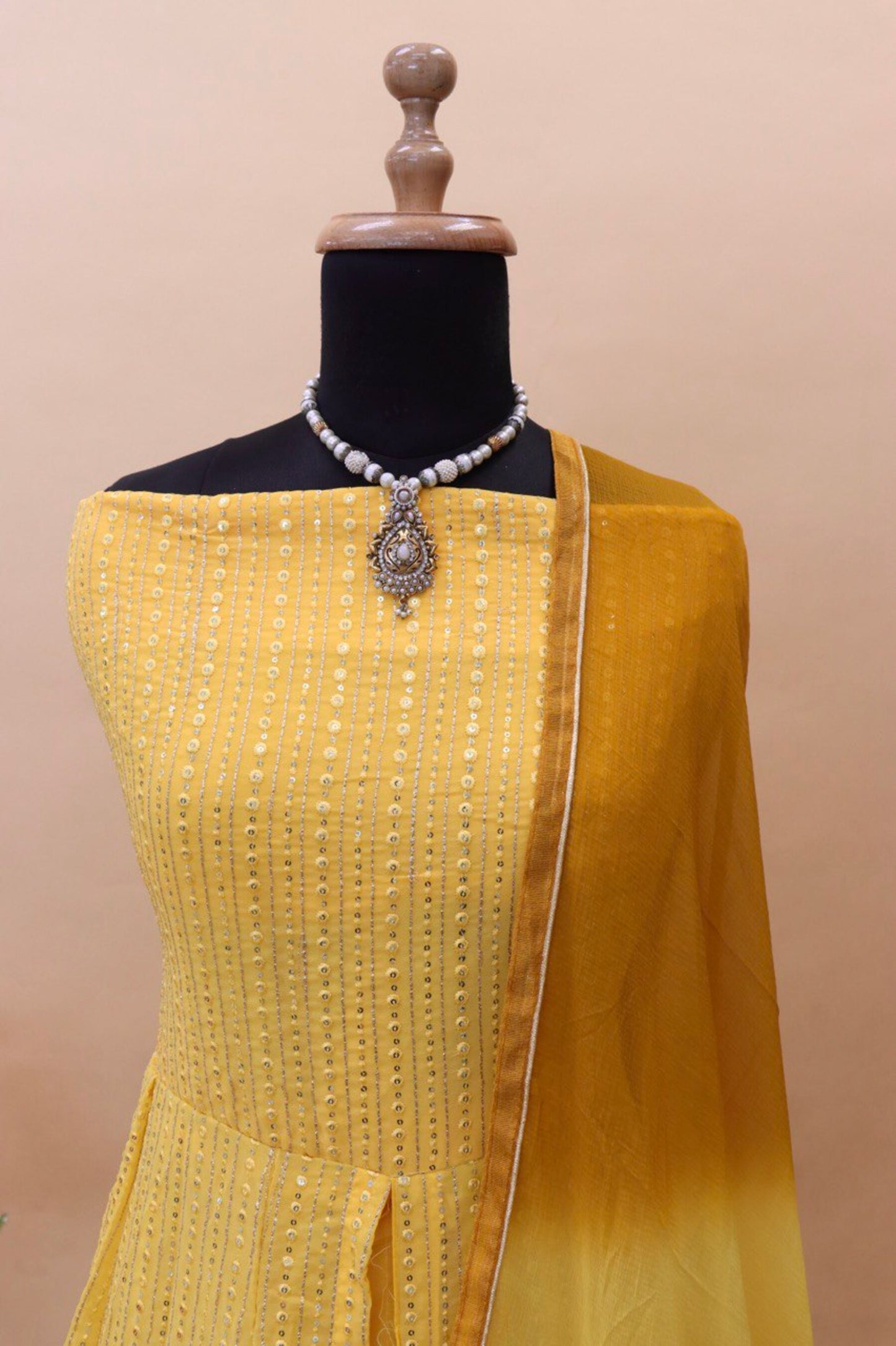 semi stitch / pedding-mustrd