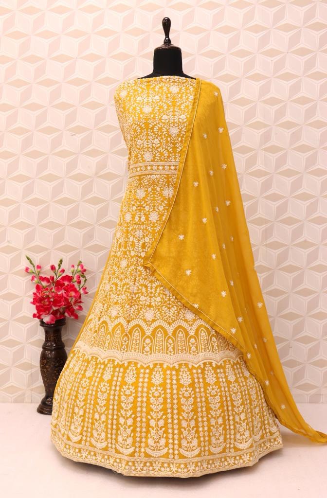 semi stitch / yellow