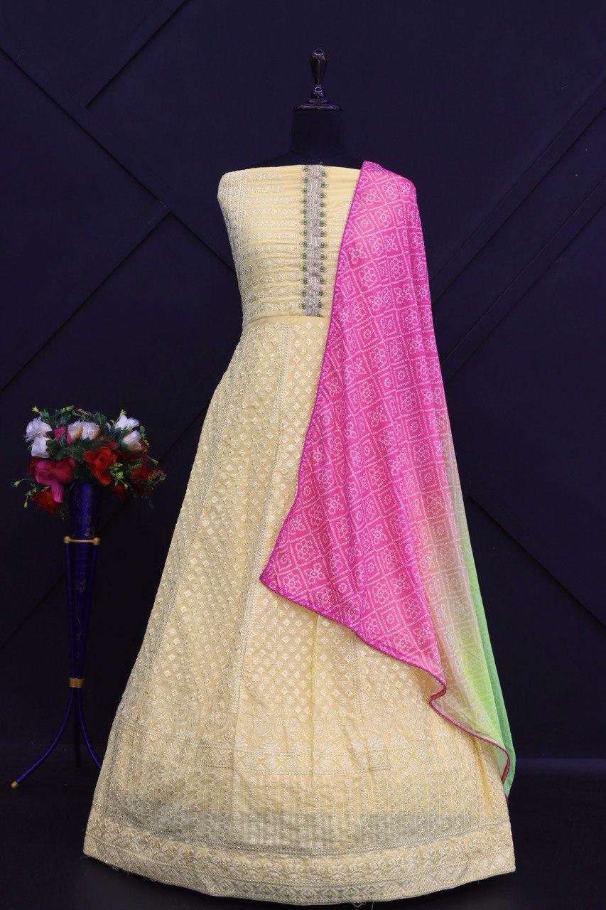 semi stitch / light yellow