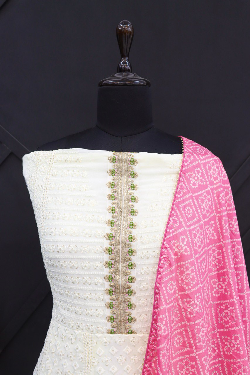 semi stitch / white