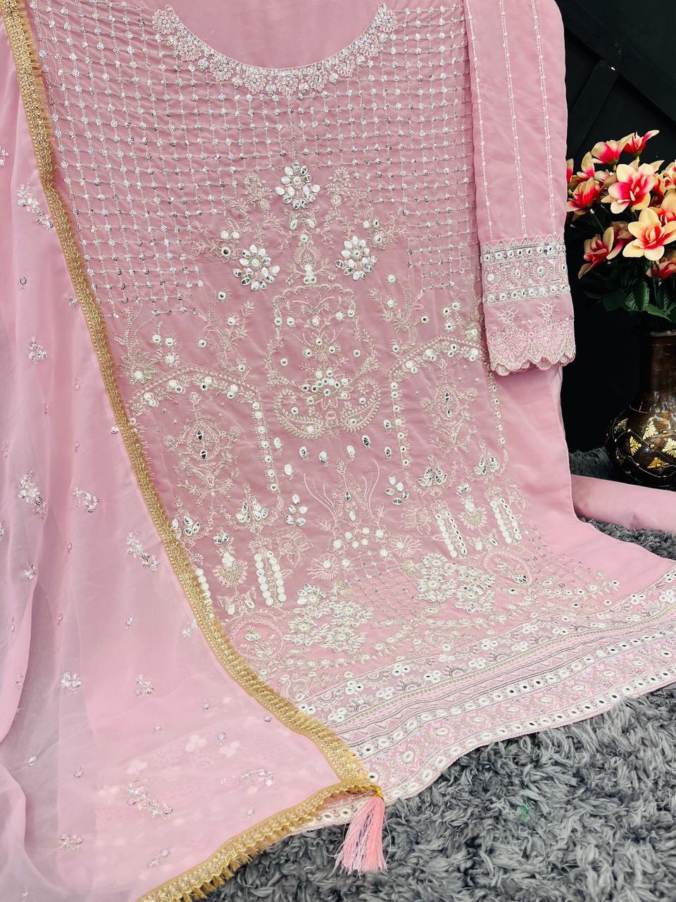 semi stitch / pink semi stitch / pink