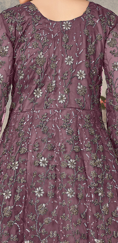 semi stitch / purple