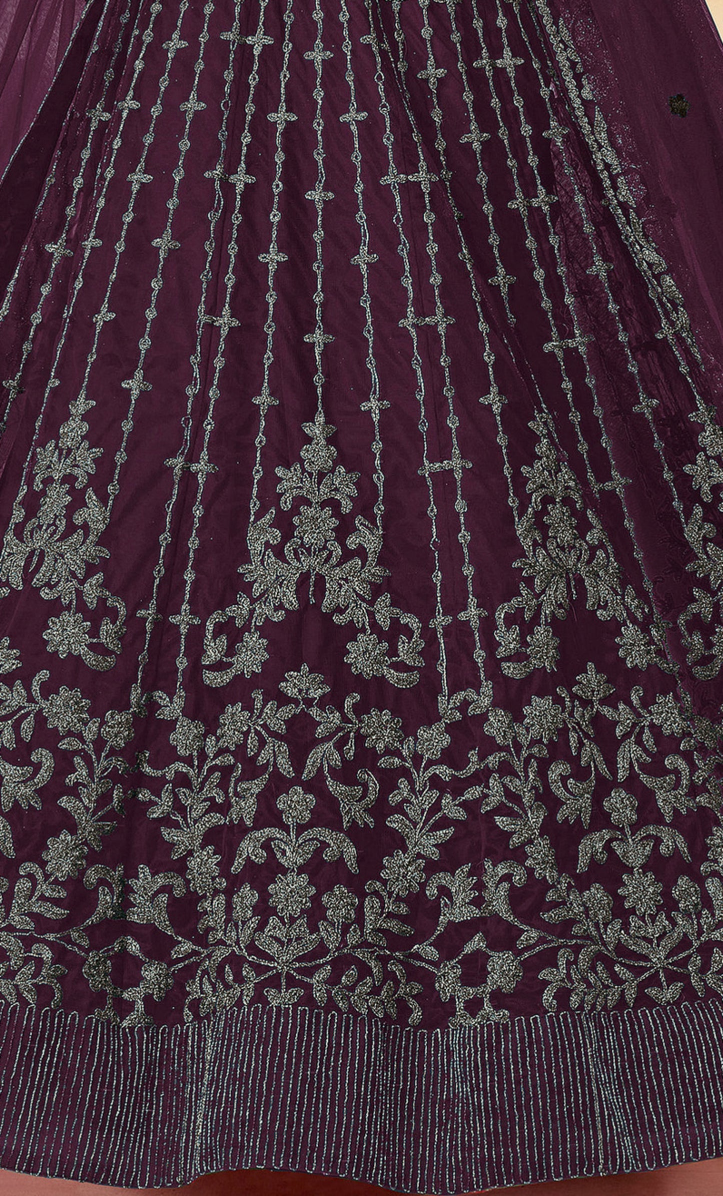 semi stitch / wine