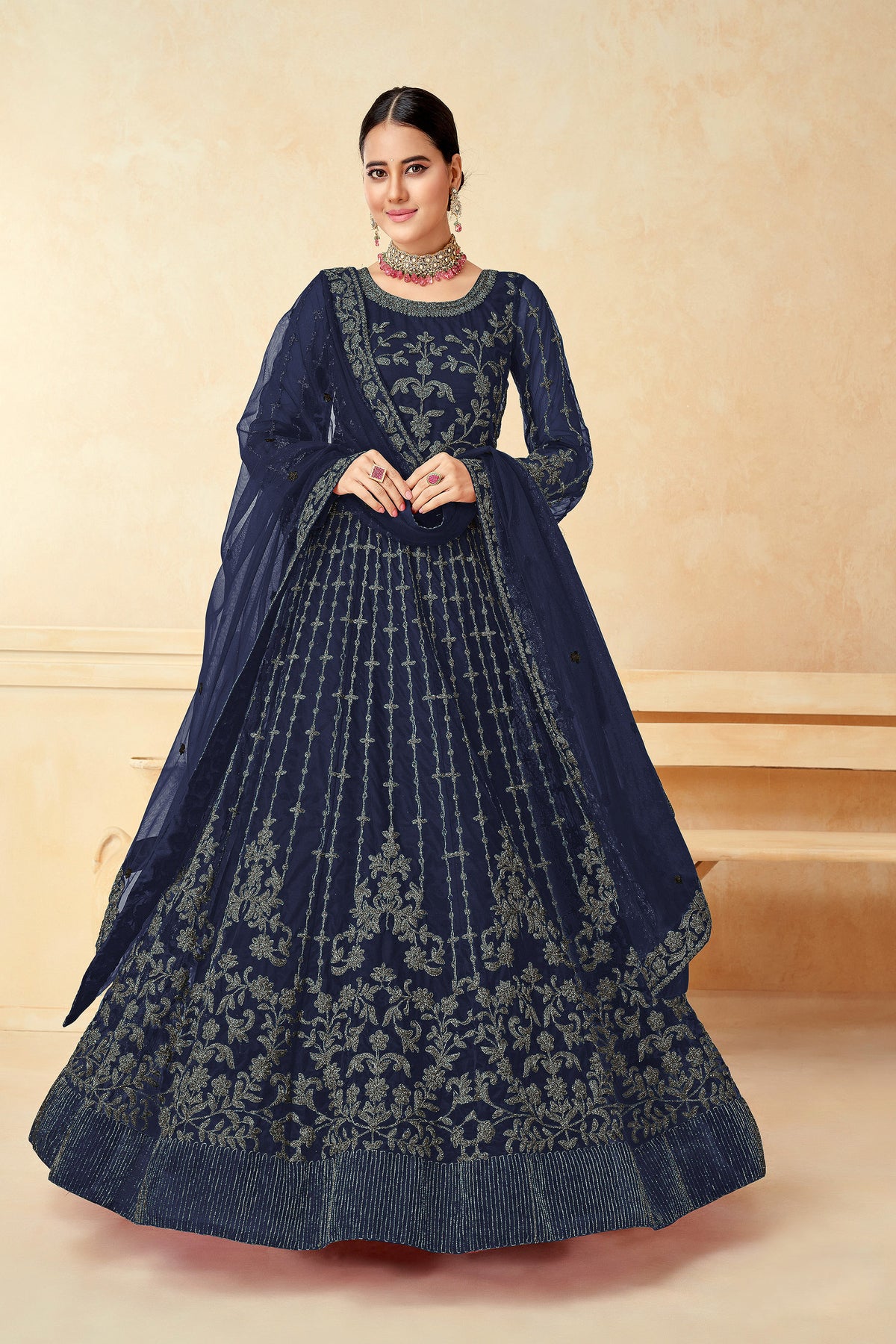 Semi Stitch / NAVY BLUE