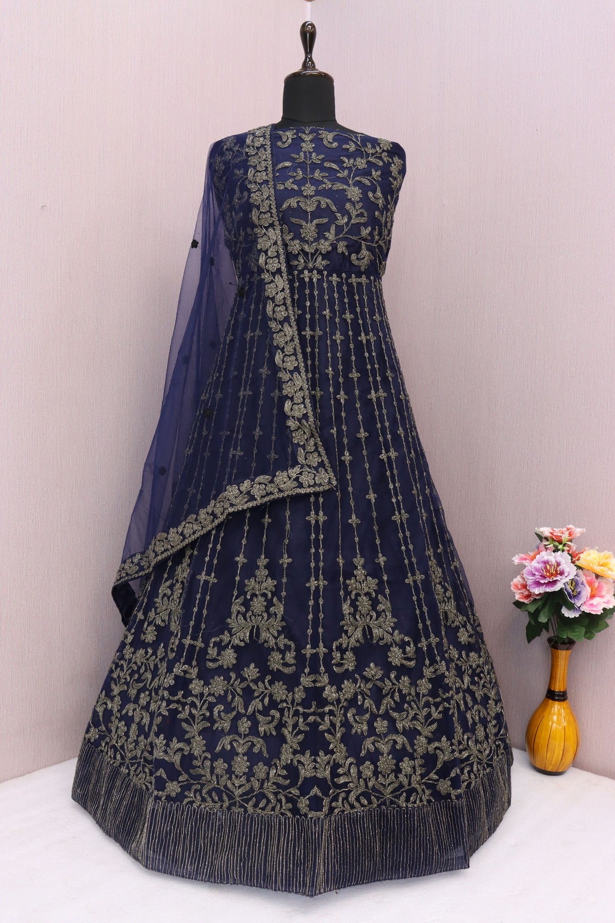 Semi Stitch / NAVY BLUE