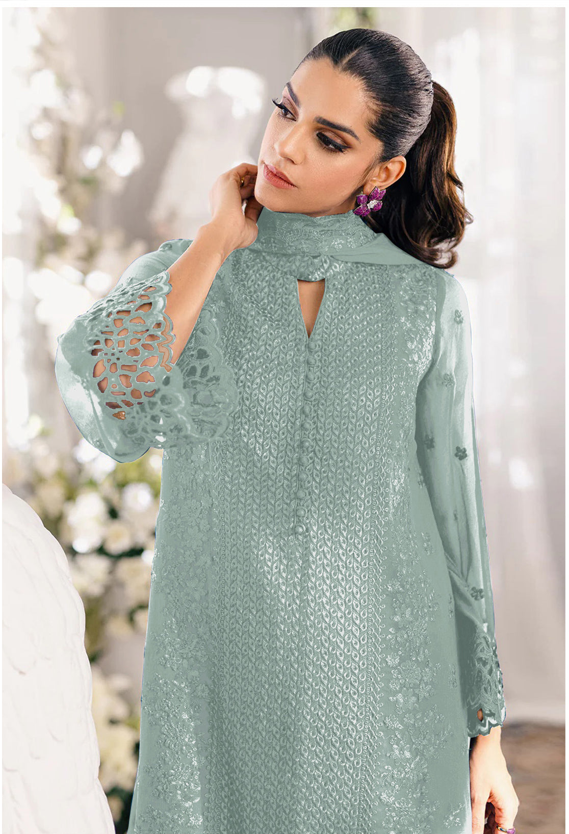 semi stitch / mint