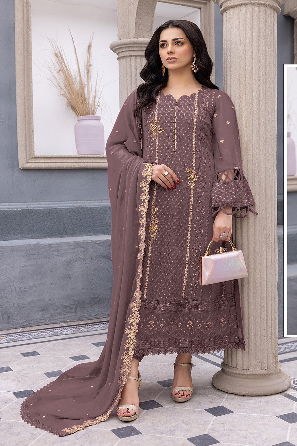 semi stitch / light brown