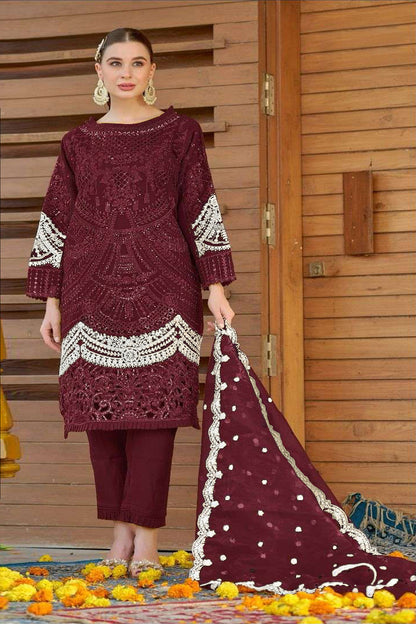 Semi Stitch / MAROON