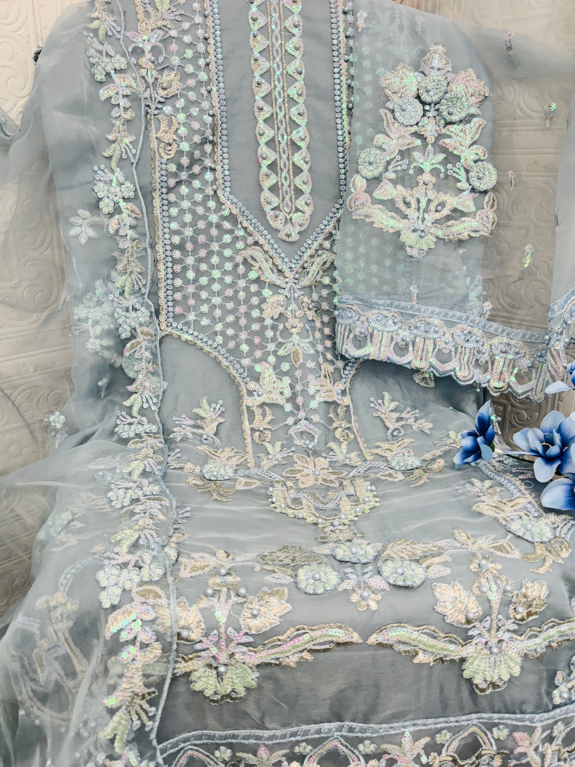 Semi Stitch / LIGHT-SKY BLUE