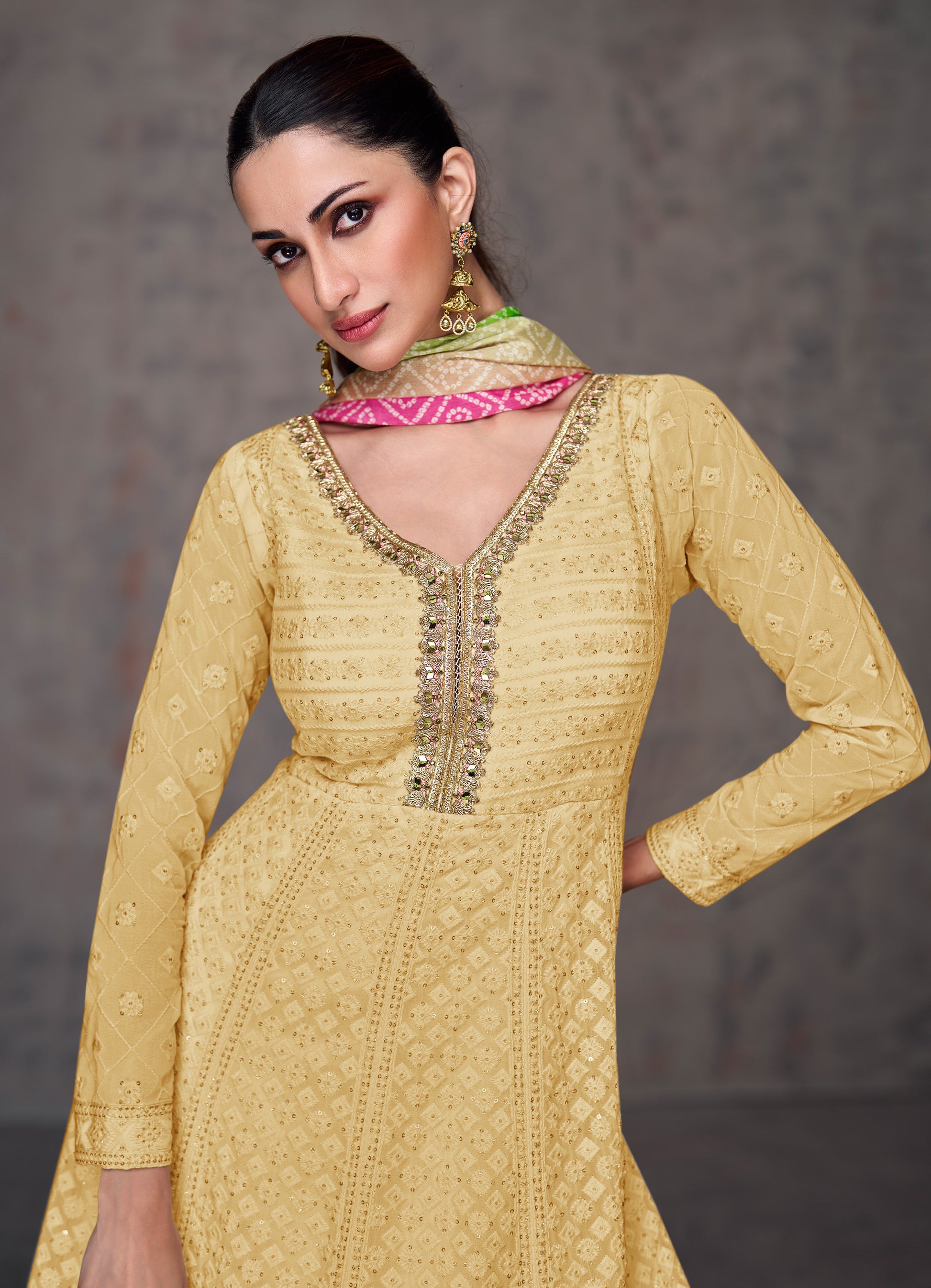 Semi Stitch / LIGHT YELLOW