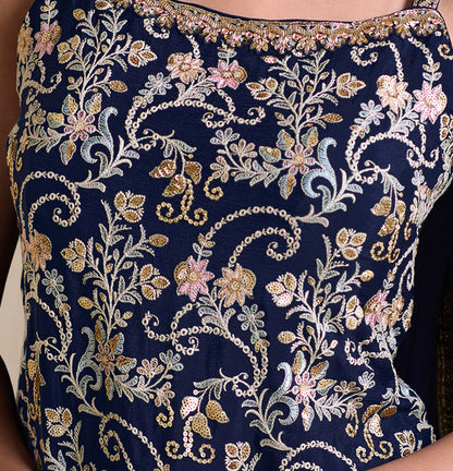 Semi Stitch / NAVY BLUE