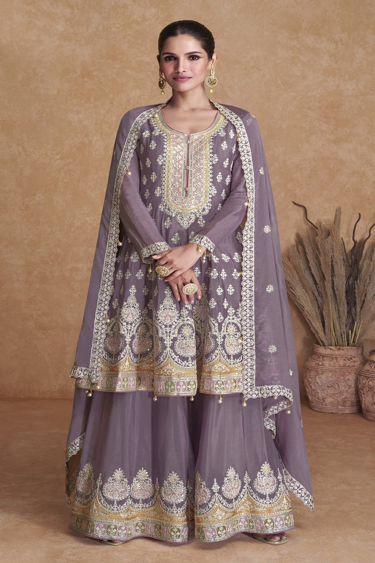 semi stitch / purple