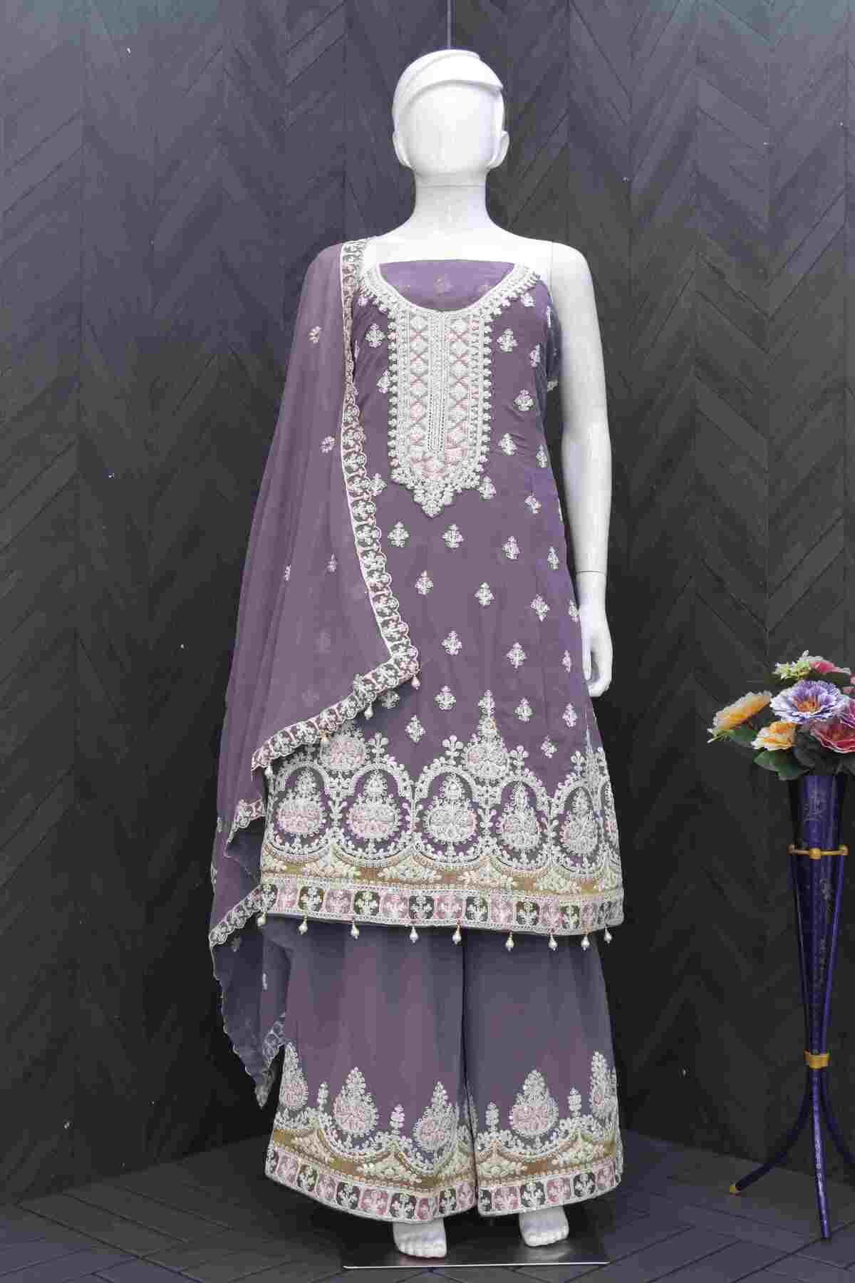 semi stitch / purple