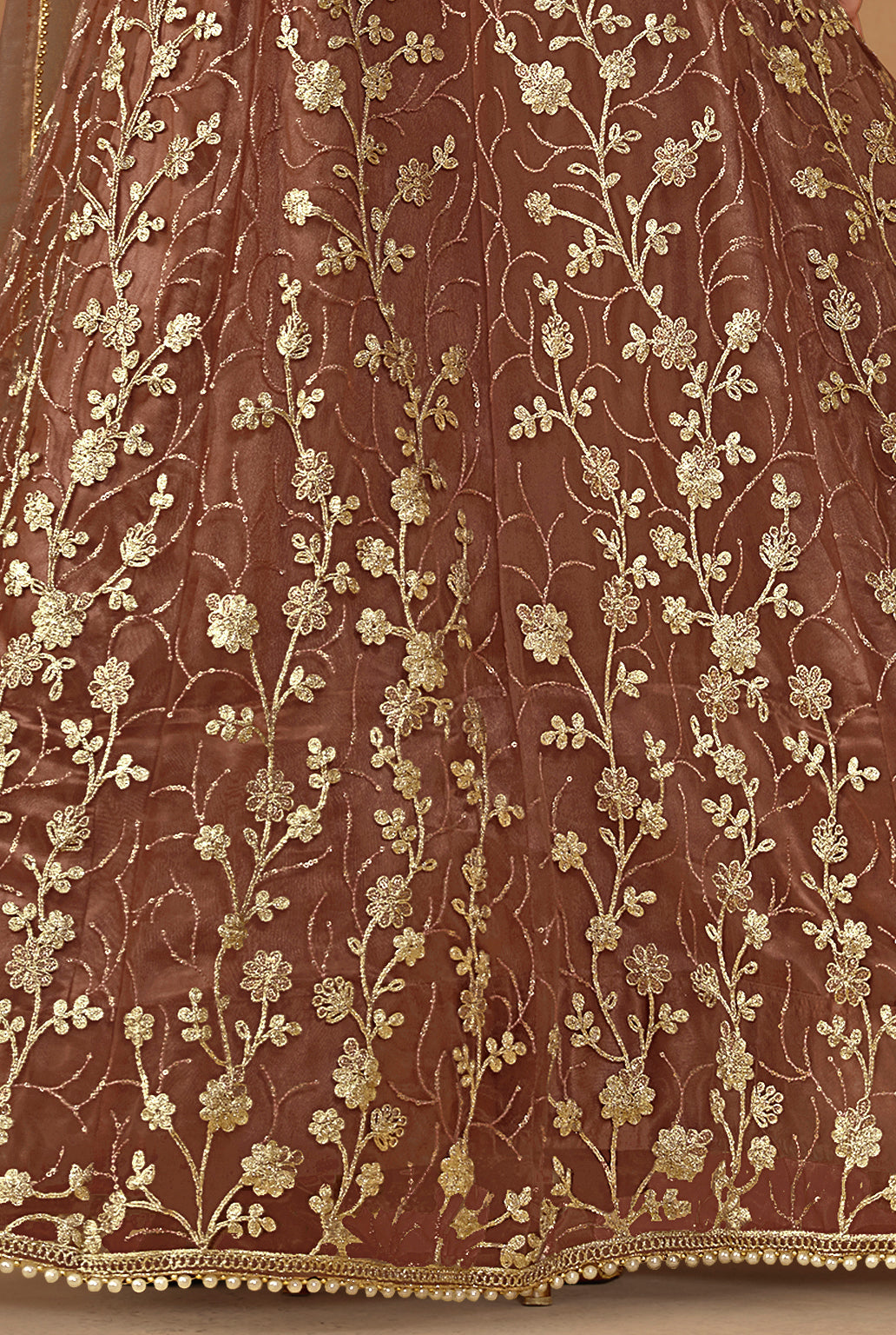 semi stitch / brown