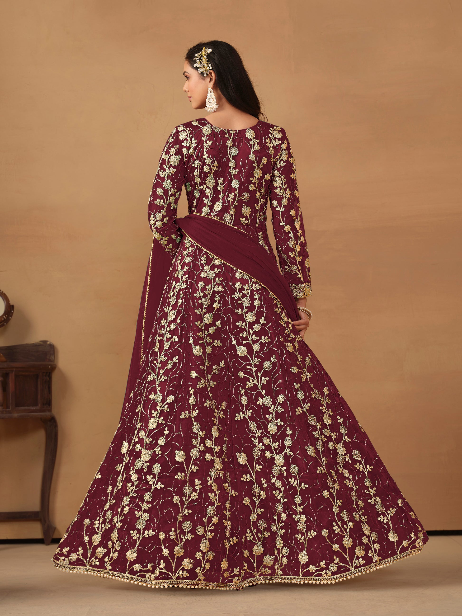 Semi Stitch / MAROON