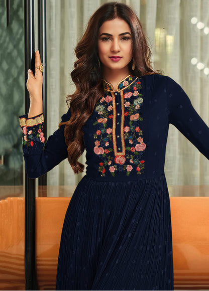 Semi Stitch / NAVY BLUE
