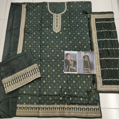 Semi Stitch / DARK GREEN