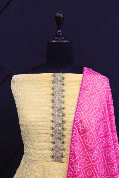 Semi Stitch / LIGHT YELLOW
