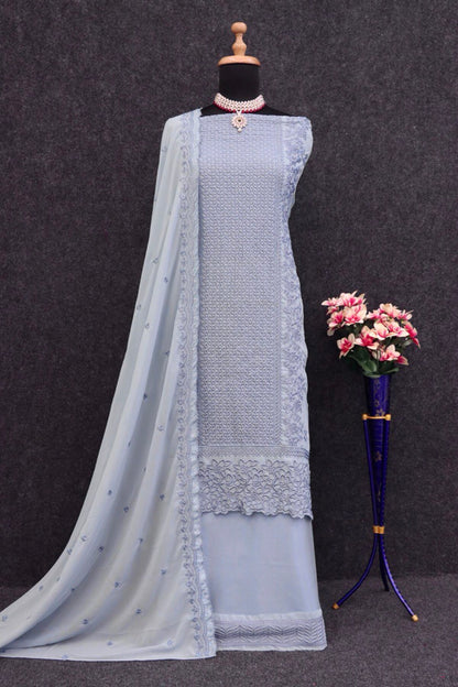 Semi Stitch / LIGHT-SKY BLUE
